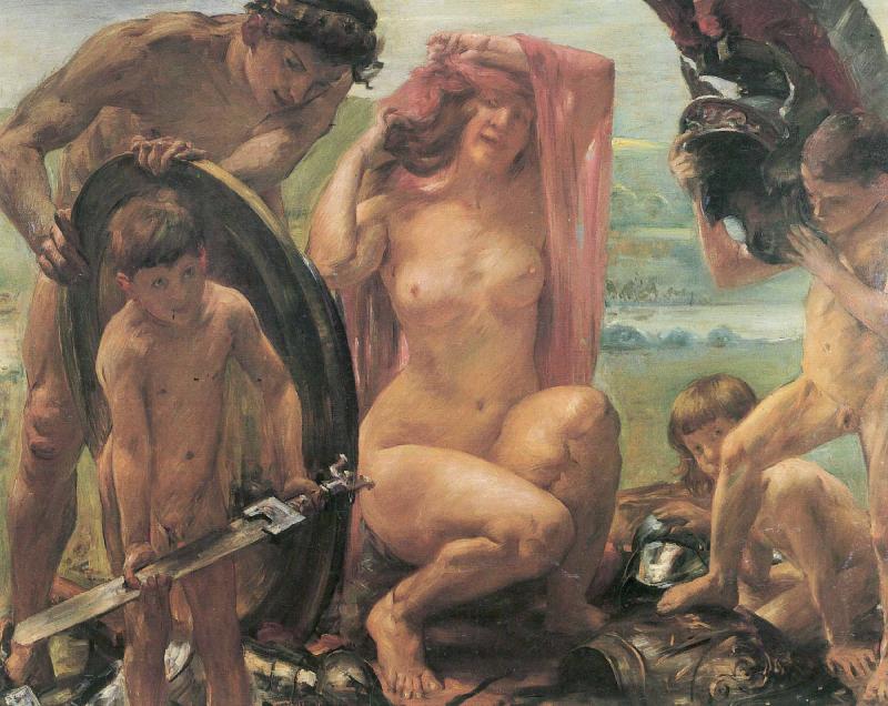 Lovis Corinth Die Waffen des oil painting image